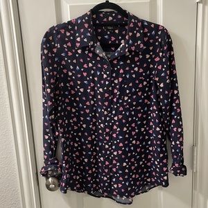 Rails Heart Print Blouse